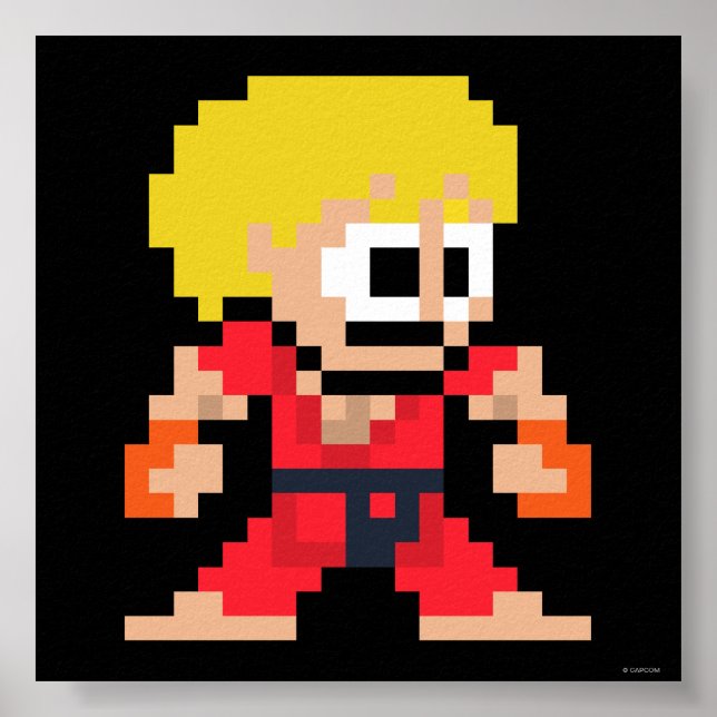 8-Bit Ken Poster (Front)