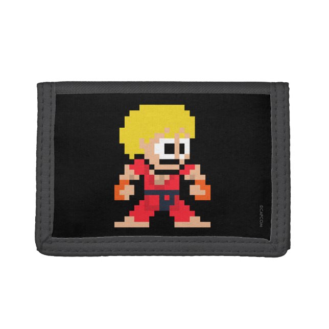 8-Bit Ken Trifold Wallet (Front)