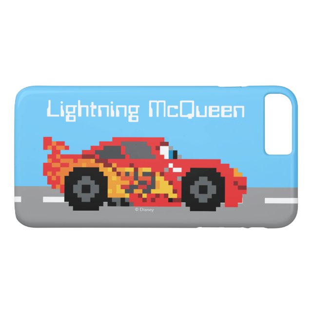 8-Bit Lightning McQueen Case-Mate iPhone Case (Back (Horizontal))
