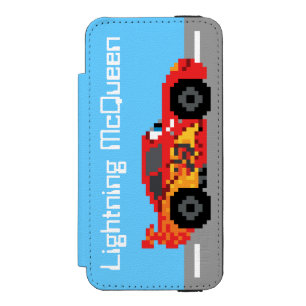 8-Bit Lightning McQueen iPhone SE/5/5s Wallet Case
