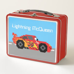8-Bit Lightning McQueen Metal Lunch Box