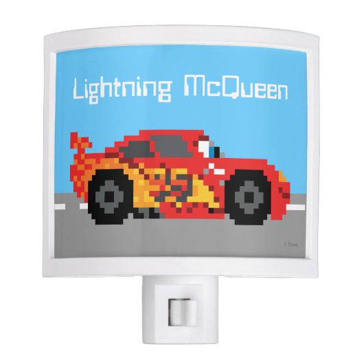 8-Bit Lightning McQueen Night Light (Front)