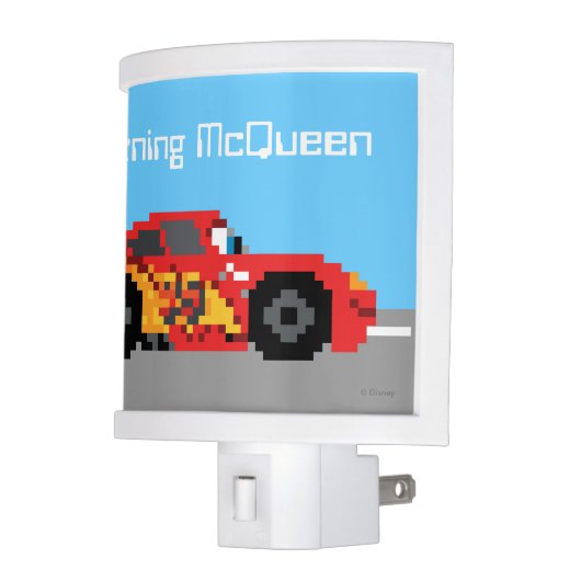 8-Bit Lightning McQueen Night Light (Left)