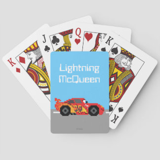 8-Bit Lightning McQueen Playing Cards