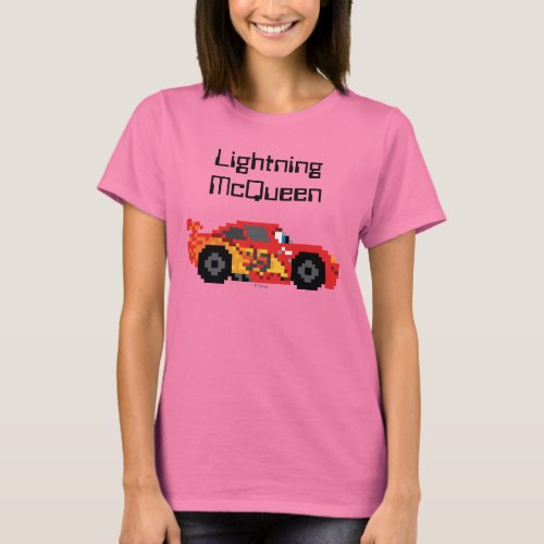 8_Bit Lightning McQueen T_Shirt
