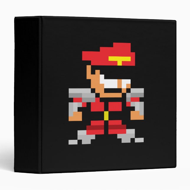 8-Bit M. Bison Binder (Front/Spine)