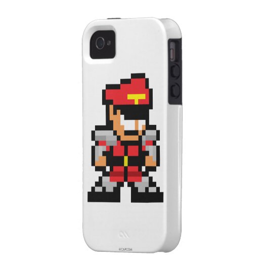8-Bit M. Bison Case-Mate iPhone Case (Back Left)