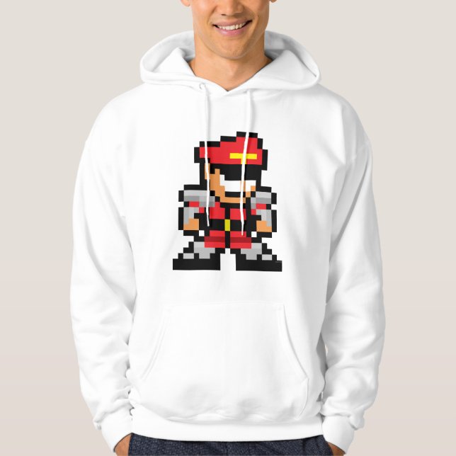 8-Bit M. Bison Hoodie (Front)