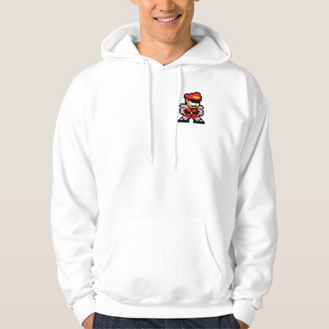 8-Bit M. Bison Hoodie (Front)
