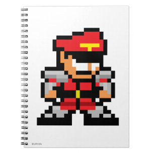 8-Bit M. Bison Notebook