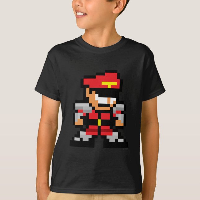 8-Bit M. Bison T-Shirt (Front)