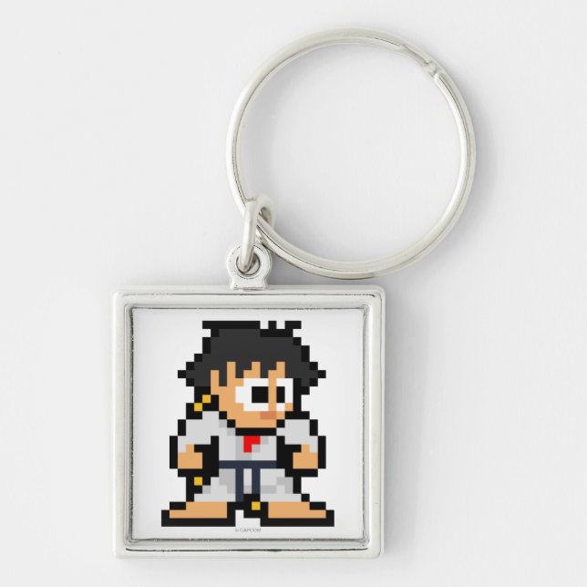 8-Bit Makoto Keychain (Front)