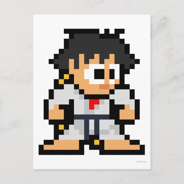 8-Bit Makoto Postcard (Front)