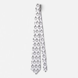 8-Bit Middle Finger Neck Tie