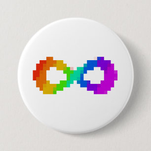 8-Bit Neurodiversity Symbol Button
