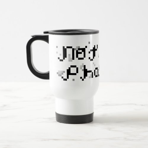 8_Bit Not Phased Full Moon Travel Mug