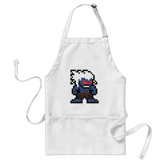8-Bit Oni Adult Apron (Front)