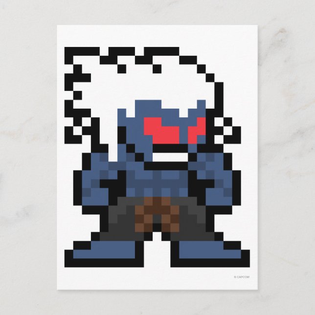 8-Bit Oni Postcard (Front)