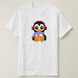 8 Bit Penguin T-Shirt