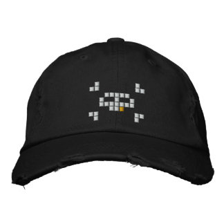 8 Bit Pirate Embroidered Baseball Cap