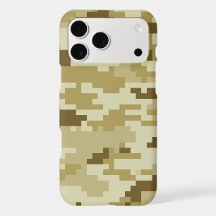 8 Bit Pixel Digital Desert Camouflage / Camo iPhone 17 Pro Max Case