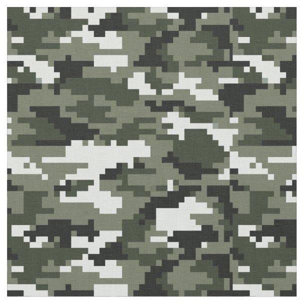 Urban Camouflage Pattern Fabric | Zazzle