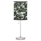 8 Bit Pixel Digital Urban Camouflage / Camo Table Lamp (Right)