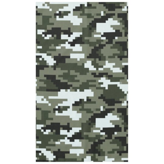 8 Bit Pixel Digital Urban Camouflage / Camo Tablecloth | Zazzle.com