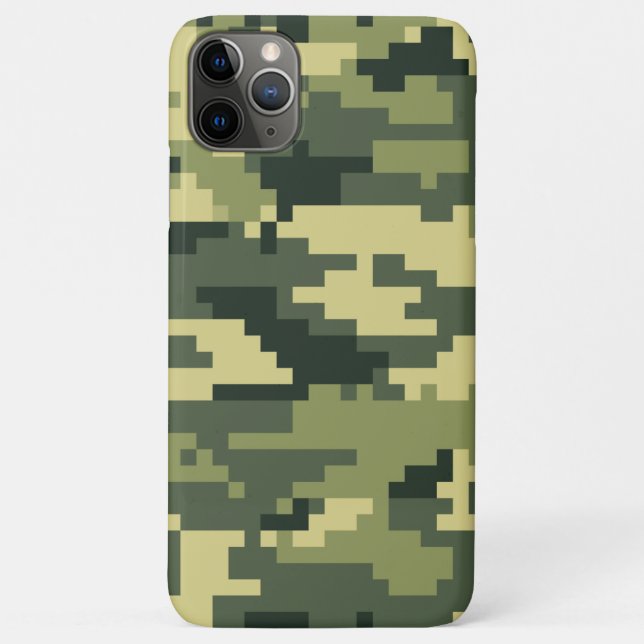 8 Bit Pixel Digital Woodland Camouflage / Camo Case-Mate iPhone Case (Back)