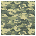 8 Bit Pixel Digital Woodland Camouflage / Camo Fabric