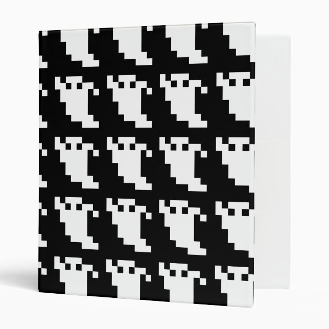 8 Bit Pixel Ghost Binder (Front/Inside)