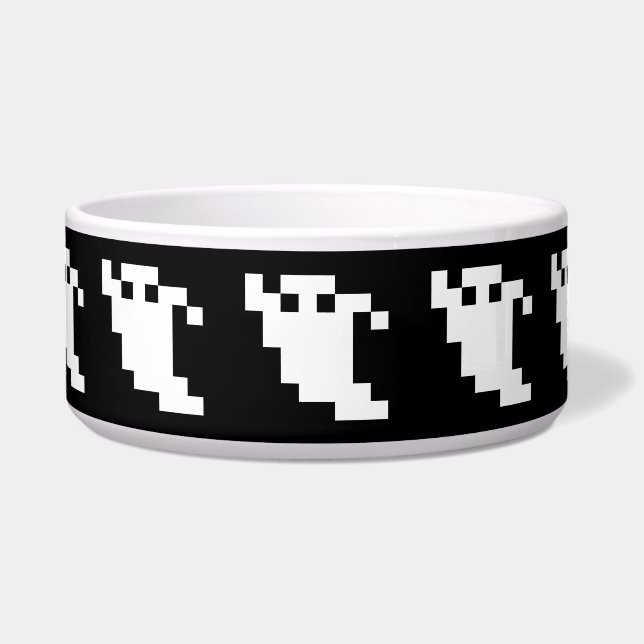 8 Bit Pixel Ghost Bowl (Front)