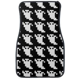 8 Bit Pixel Ghost Car Mat