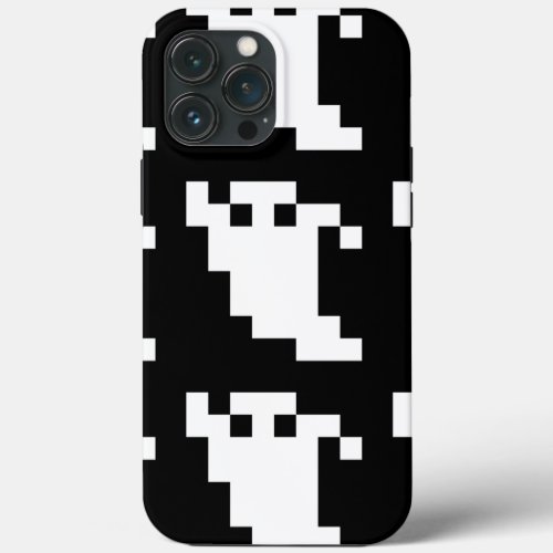 8 Bit Pixel Ghost iPhone 13 Pro Max Case