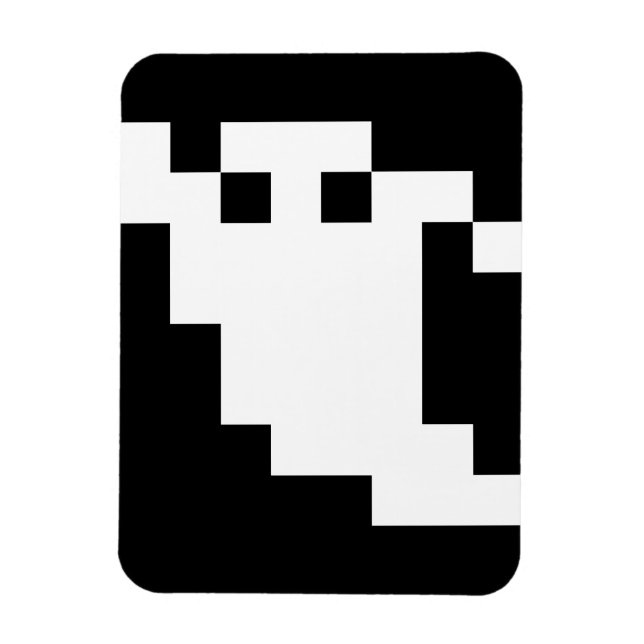 8 Bit Pixel Ghost Magnet (Vertical)