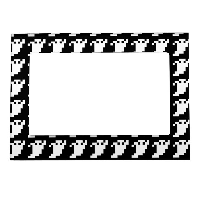 8 Bit Pixel Ghost Magnetic Frame (Front)