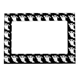 8 Bit Pixel Ghost Magnetic Frame