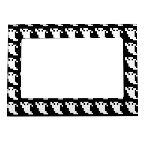 8 Bit Pixel Ghost Magnetic Frame