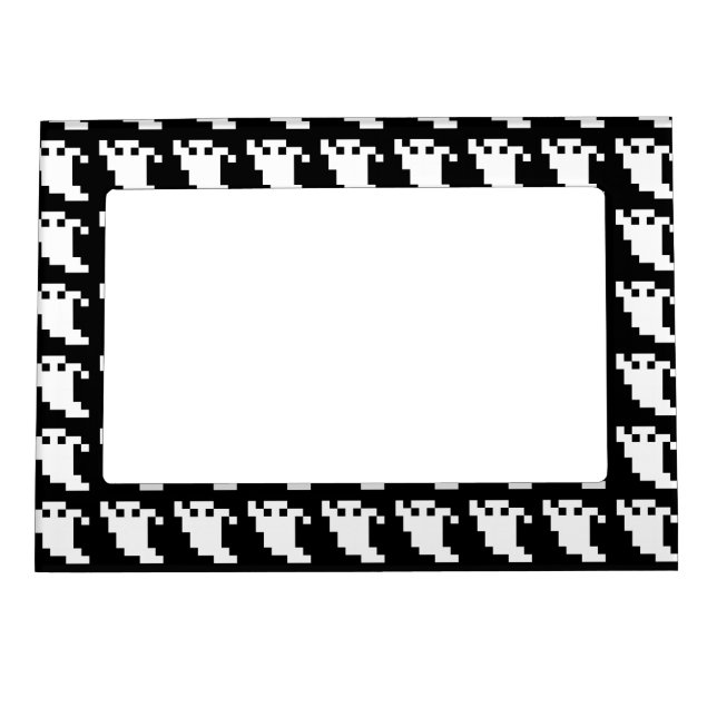 8 Bit Pixel Ghost Magnetic Frame (Front)