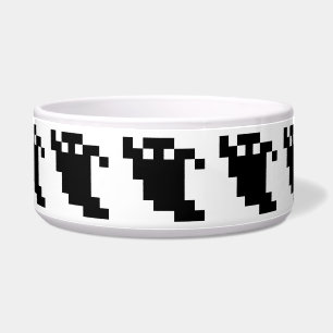 8 Bit Pixel Ghost Shadow Bowl