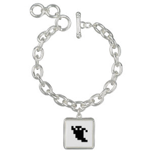 8 Bit Pixel Ghost Shadow Bracelet