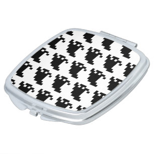 8 Bit Pixel Ghost Shadow Makeup Mirror