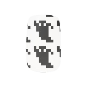 8 Bit Pixel Ghost Shadow Minx Nail Wraps