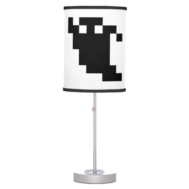 8 Bit Pixel Ghost Shadow Table Lamp (Front)