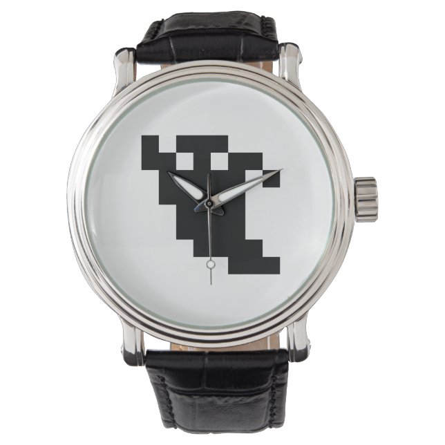 8 Bit Pixel Ghost Shadow Watch (Front)