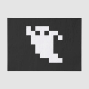 8 Bit Pixel Ghost Tissue Paper