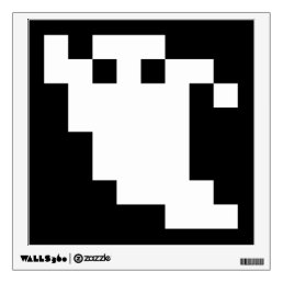 8 Bit Pixel Ghost Wall Sticker