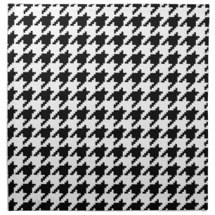8 Bit Pixel Houndstooth Check Pattern Napkin