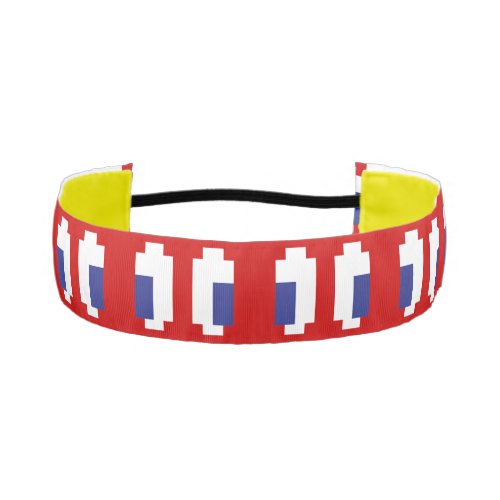 8 Bit Pixel Manga Eyes Athletic Headband