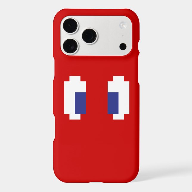 8 Bit Pixel Manga Eyes Case-Mate iPhone Case (Back)
